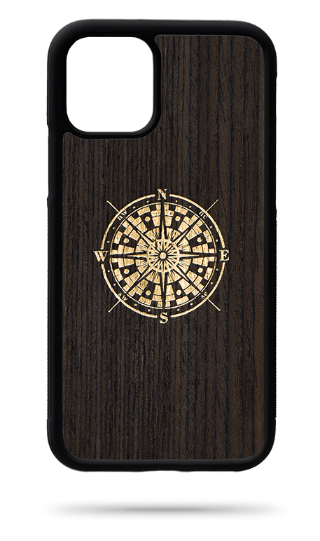 Puidust telefoni korpused: Korpus - Apple - Iphone 5 / 5s / SE - Kompass - 03-01-02-01-23