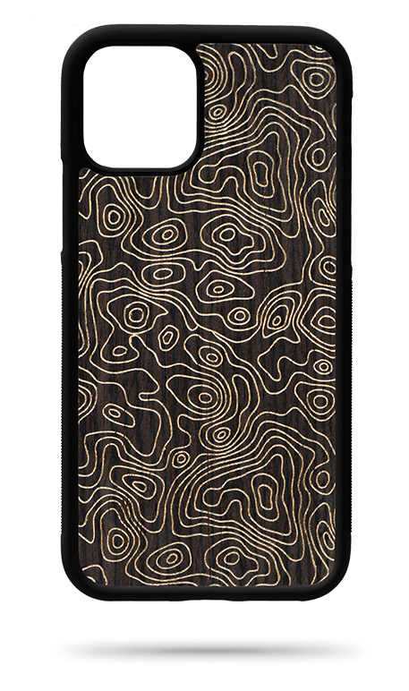Puidust telefoni korpused: Korpus - Apple - Iphone 5 / 5s / SE - Map - 03-01-02-01-66