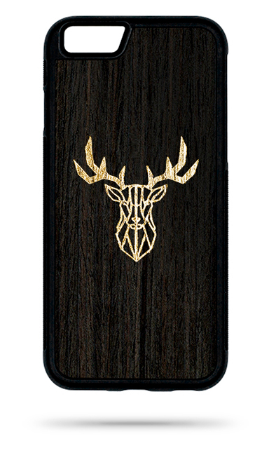 Puidust telefoni korpused: Korpus - Apple - Iphone 5 / 5s / SE - Hirv - 03-01-02-01-32