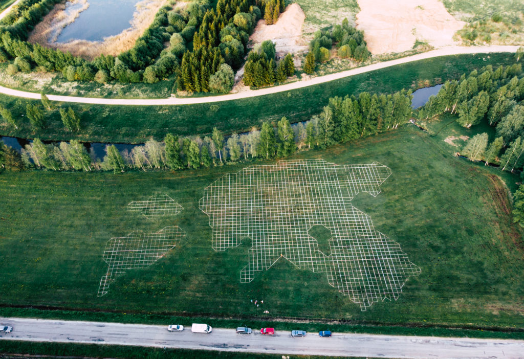 Prosawood creates the world’s biggest planted map of a country!