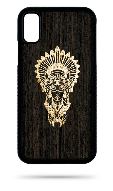 Puidust telefoni korpused: Korpus - Apple - Iphone 5 / 5s / SE - Indiaanlanna - 03-01-02-01-46
