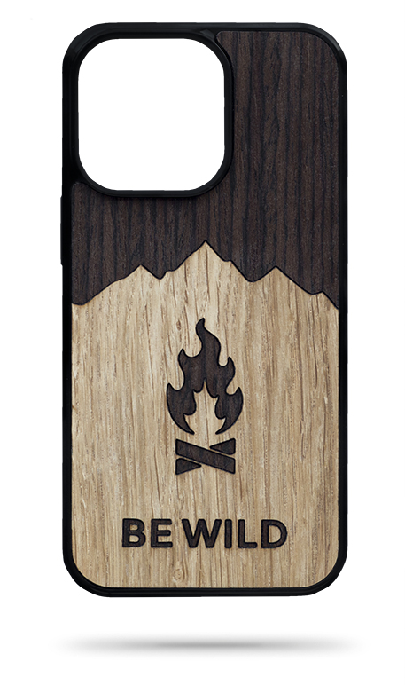 Puidust telefoni korpused: Korpus - Apple - Iphone 5 / 5s / SE 2016 - Mosaiik Camping - 03-01-02-02-72