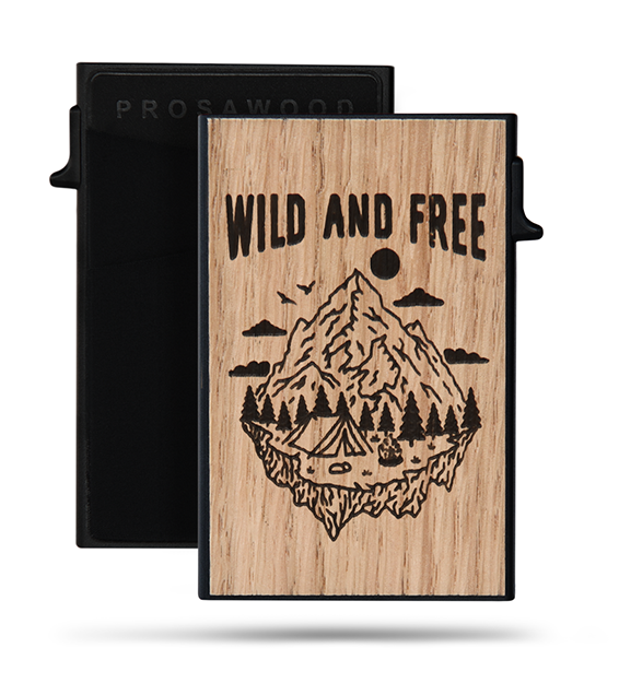 Rahakotid: Card-Holder Black Camping