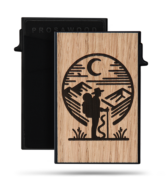 Rahakotid: Card-Holder Black Hiker