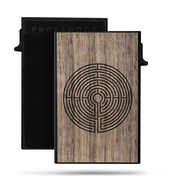 Rahakotid: Card-Holder Black LABYRINT