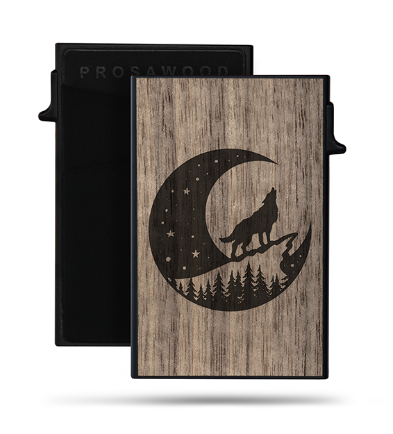 Rahakotid: Card-Holder Black Wolf