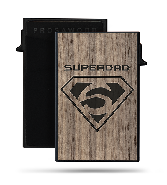 Rahakotid: Card-Holder Black Superdad