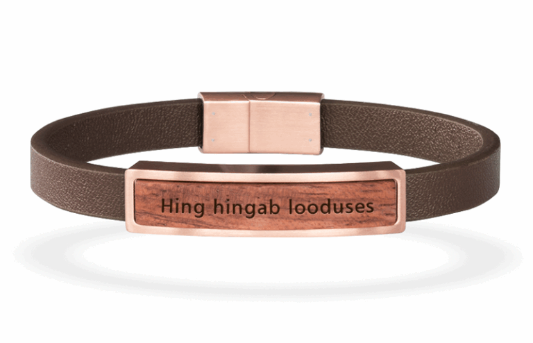 Puidust käevõrud: Käevõru Rose / Nahast rihm / Hing hingab looduses